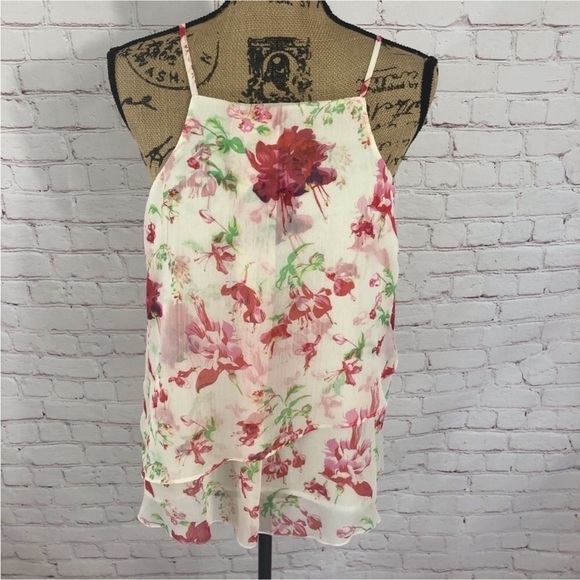 Piperlime Floral Racerback Layered Tank top - Picture 2 of 5